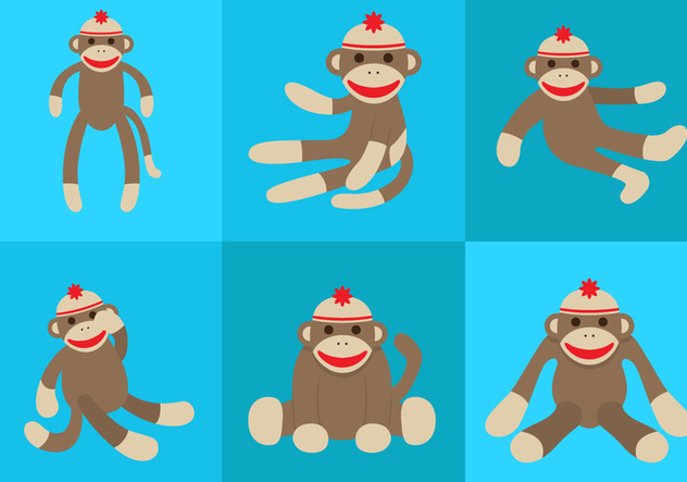 632x443 Vector Sock Monkey Free Vector Download Cannypic