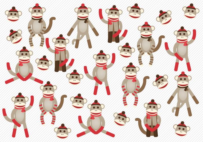700x490 Free Sock Monkeys Vector