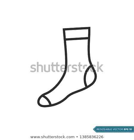 450x470 Sock Icon Vector Template Flat Design Vector Royalty Free