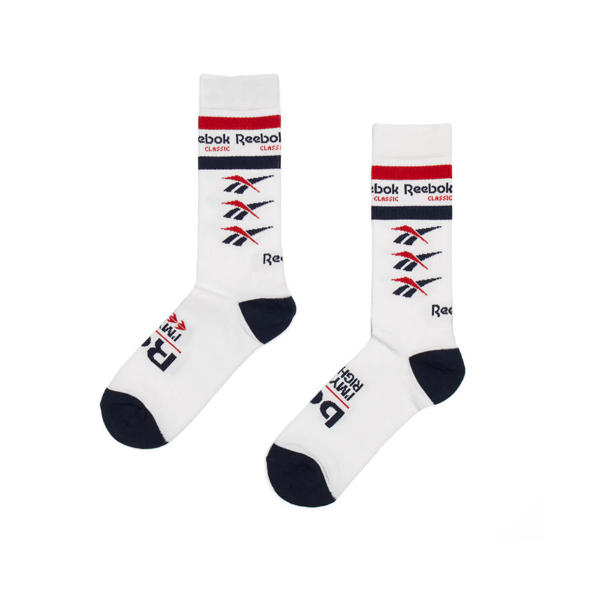 Cl Vector Crew Socks From The Reebok Collection In White 1200x1200 Cl Vector Crew Socks From The Reebok Collection In White