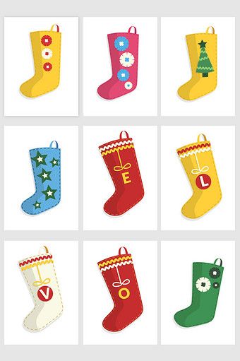 Christmas Decoration Socks Vector Material Pikbest Graphic 340x511 Christmas Decoration Socks Vector Material Pikbest Graphic