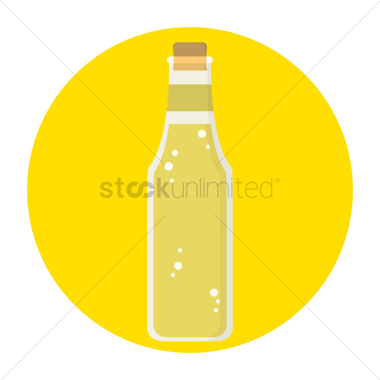 1300x1300 Soda Bottle Vector Image