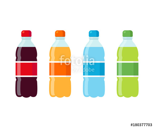 500x417 Soda Bottles Icon Set Stock Image And Royalty Free Vector