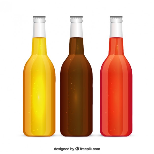 626x626 Soft Drink Bottles Vector Free Download