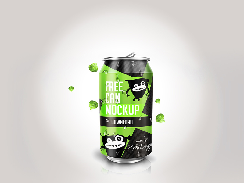 800x600 Soda Can Mockup