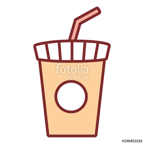 500x500 Soda Cup Vector Illustration Stock Image And Royalty Free Vector