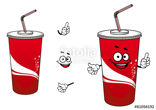 500x354 Cola Or Soda Cartoon Character Stock Image And Royalty Free
