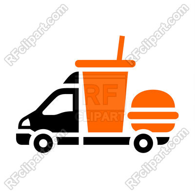 400x400 Delivery Truck Flat Icons