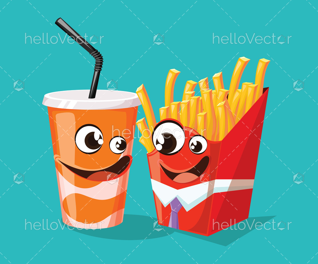 1024x852 Fast Food Cartoon Characters Inspired
