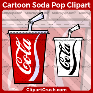 300x300 Nice Cartoon Soda Clipart