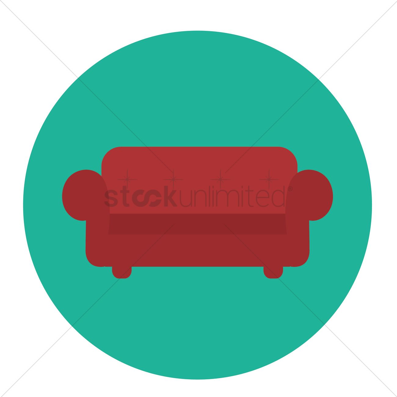 1300x1300 Sofa Vector Image