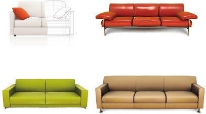 407x225 Sofa Free Vector Download