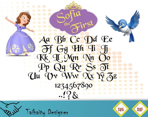 570x453 Sofia The First Font Sofia The First Alphabet Etsy