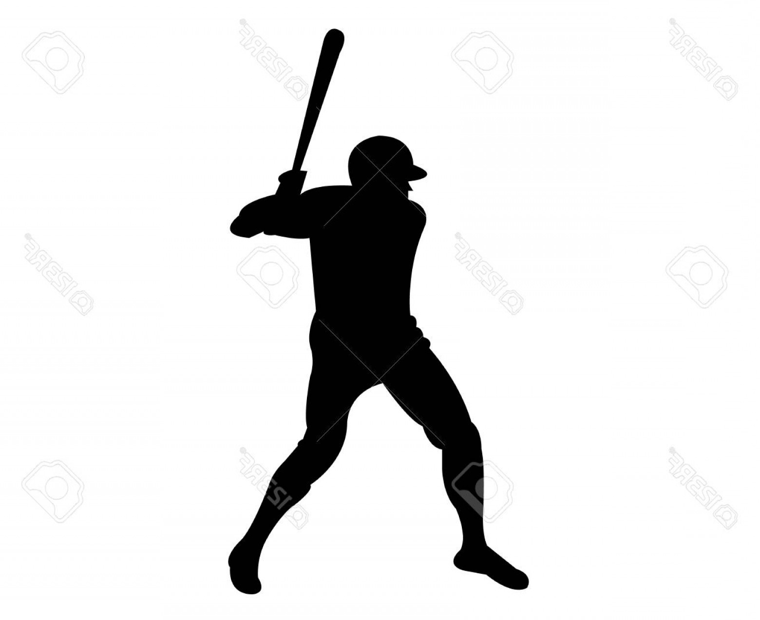 1560x1273 Photostock Vector Baseball Player Swings A Bat Silhouette Newwaysys