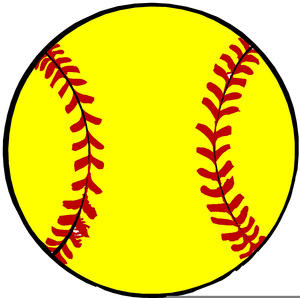 300x298 Free Yellow Softball Clipart Free Images