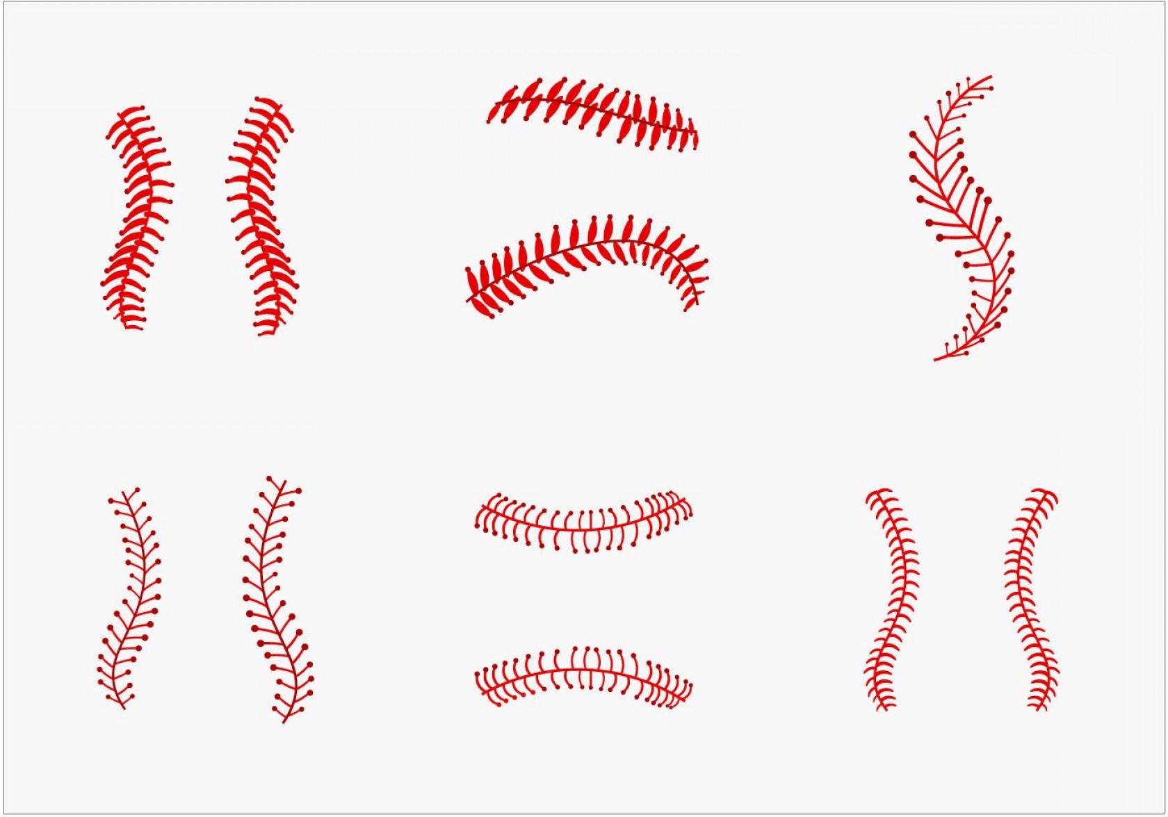 1680x1176 Softball Laces Vector Art B W Createmepink