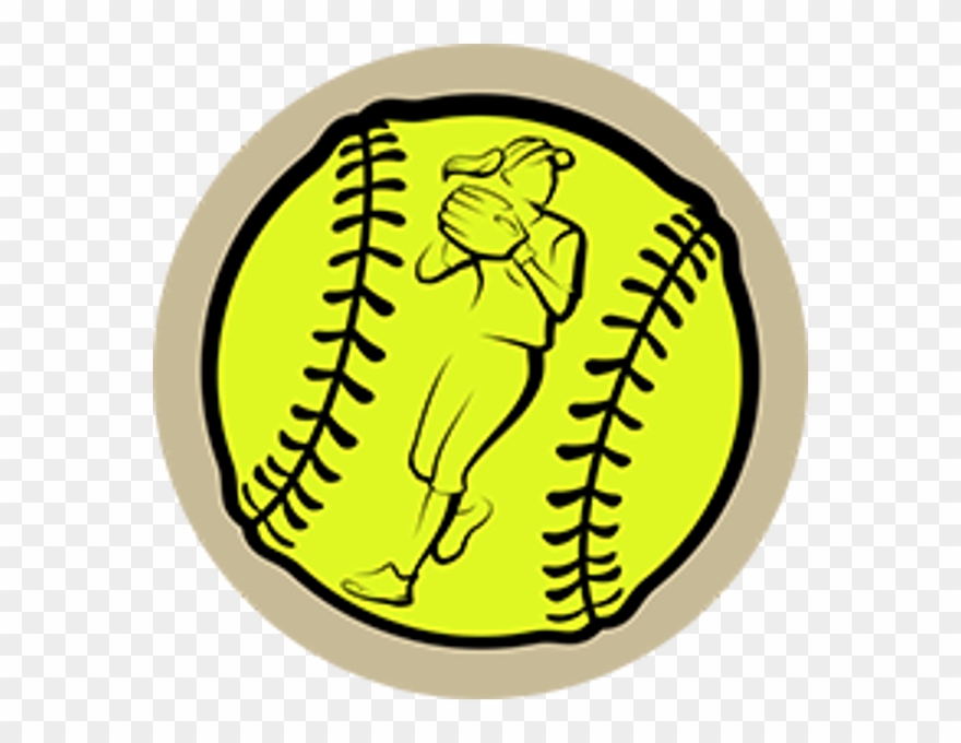 880x680 Softball Vector Clipart