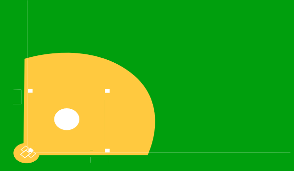 600x349 Softball Field Clipart