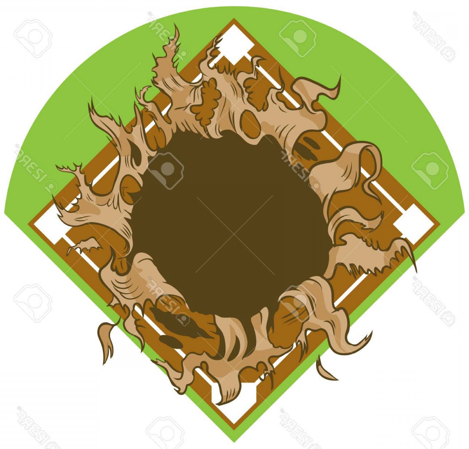1560x1494 Photostock Vector Vector Cartoon Clip Art Illustration Of A Hole