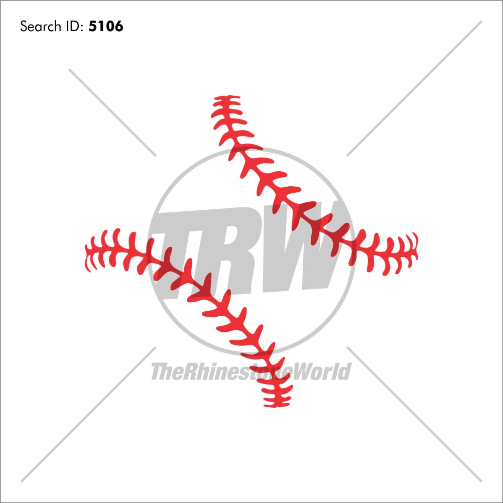 1002x1002 Baseballsoftball Lace Outline Vector