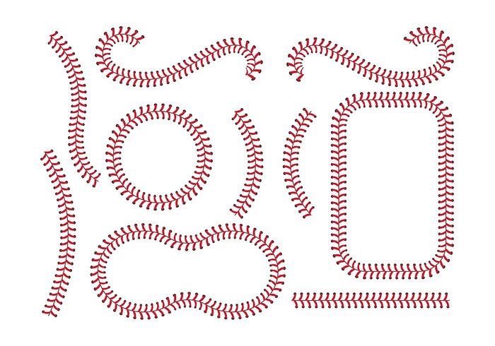 700x490 Baseball Laces Free Vector Art