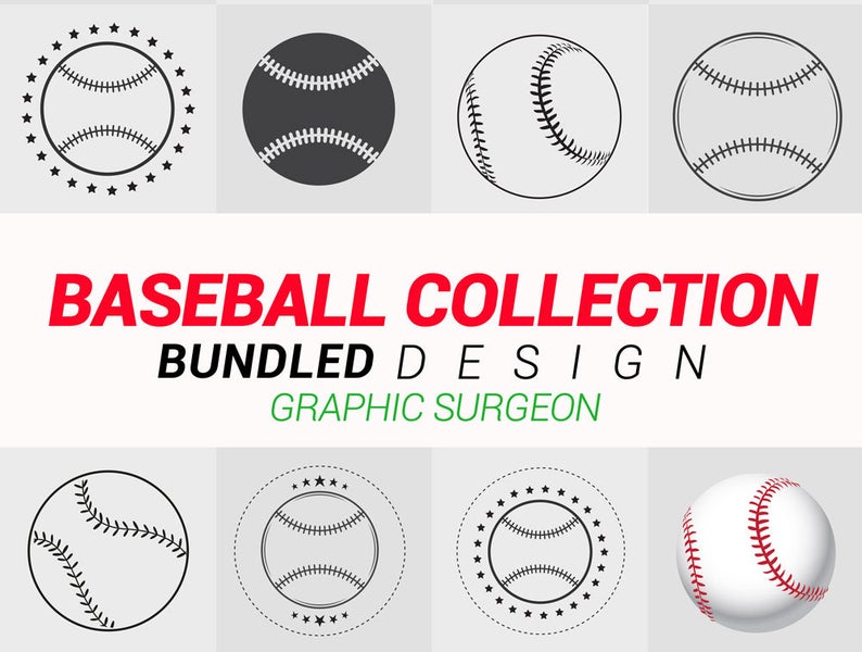 794x600 Baseball Softball Stiches Lace Vector Sillhouette Etsy