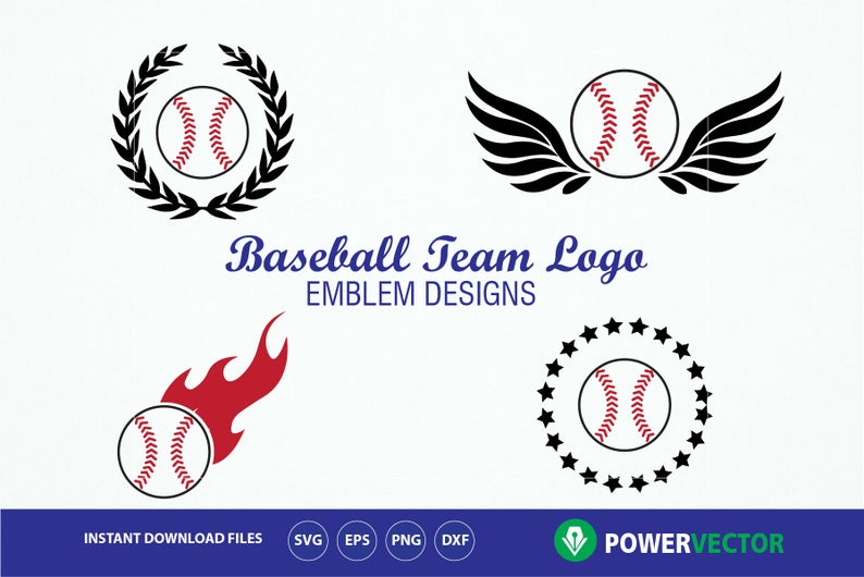 794x530 Baseball Team Logo Vector Baseball Dxf Png Etsy