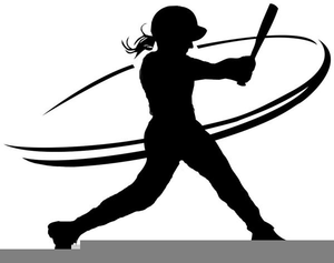 300x237 Girl Softball Player Clipart Free Images