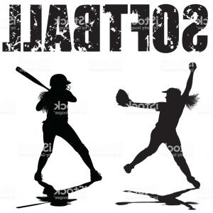300x300 Photovector Illustration Silhouette Of A Fastpitch Softball Player