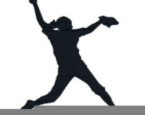 300x238 Softball Player Silhouette Clipart Free Images