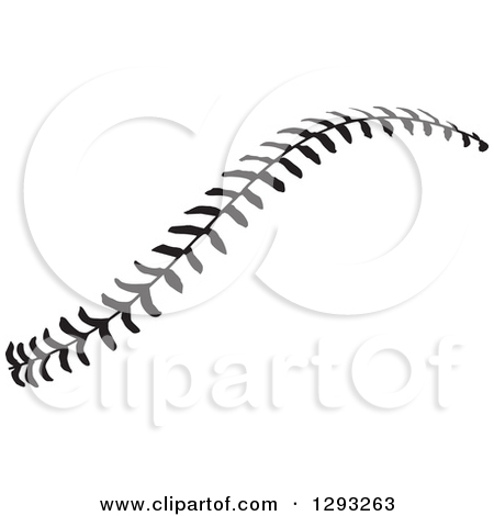 450x470 Baseball Stitches Clipart Black And White