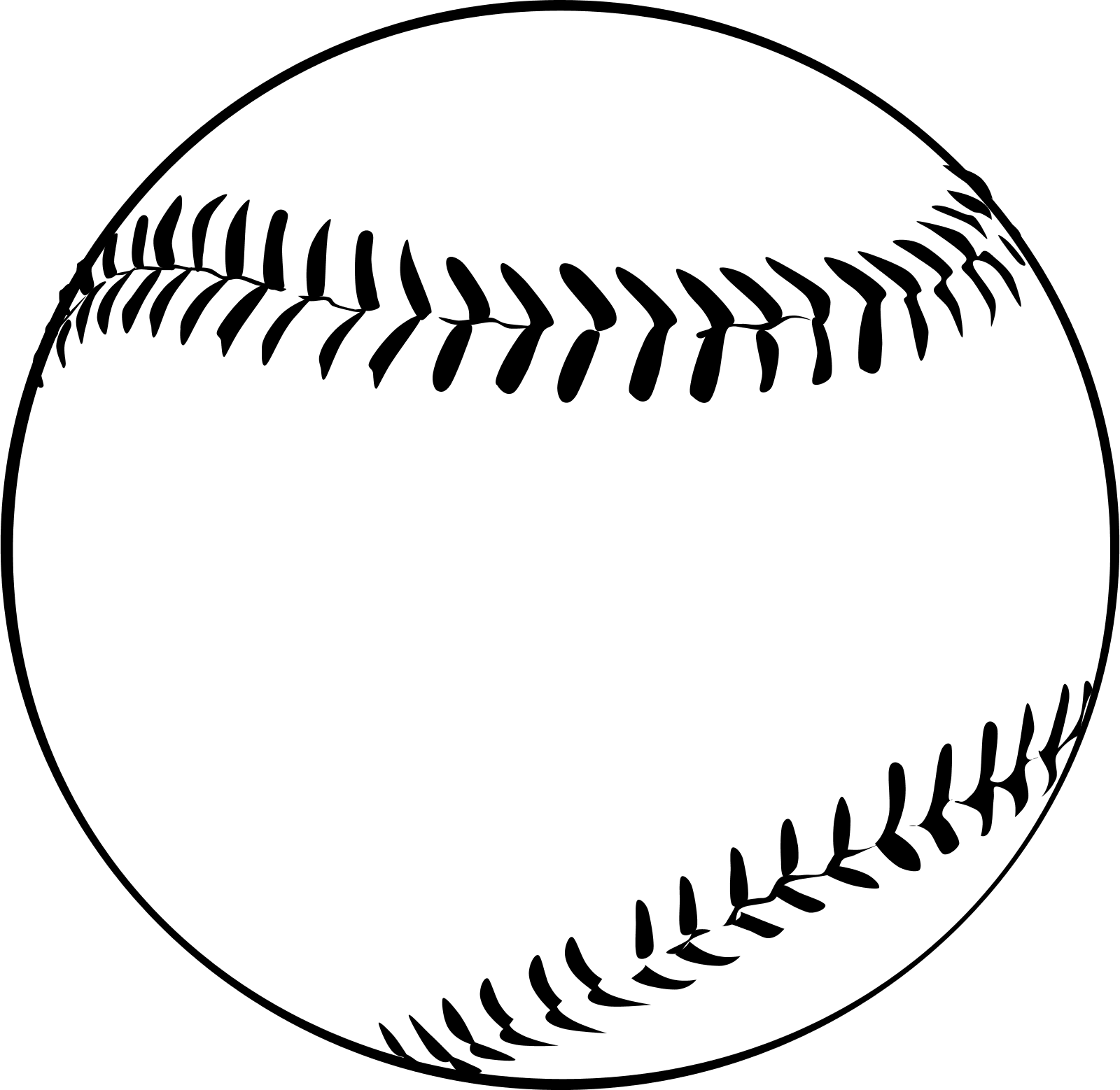 1600x1558 Baseball Stitches Vector Clipart Images Gallery For Free Download