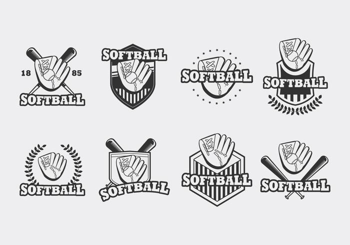 700x490 Softball Glove Vector