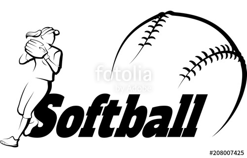 500x320 Softball Throw With Text Banner Stock Image And Royalty Free