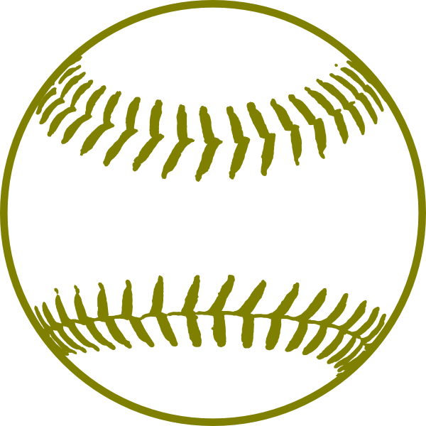 600x600 Free Softball Vector