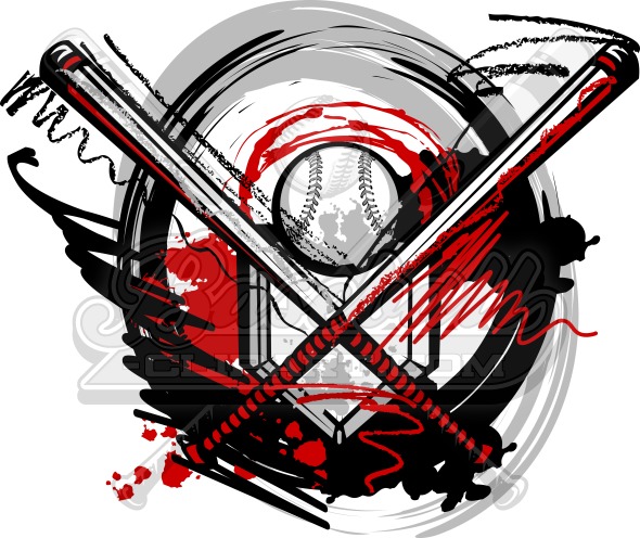 590x496 Softball Vector Art Vector Graphic