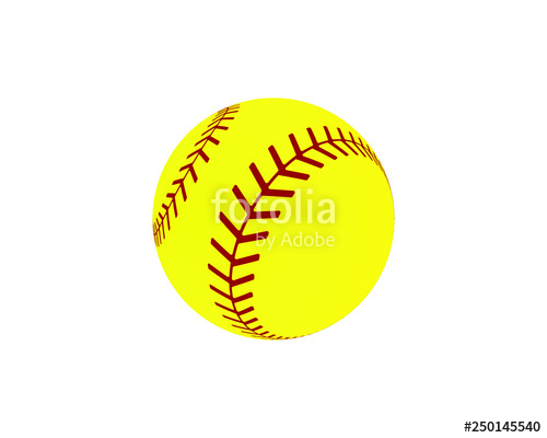 500x400 Softball Ball Stock Image And Royalty Free Vector