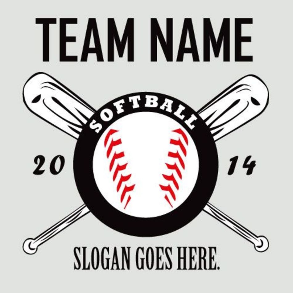 950x950 Softball T Shirts Vector Free Image