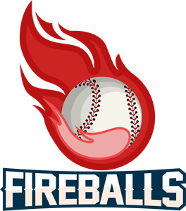 264x300 Flame With Softball Logo Vector
