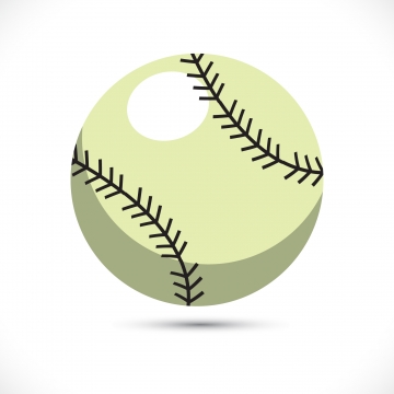 360x360 Softball Vector Png, Vector, And Clipart With Transparent