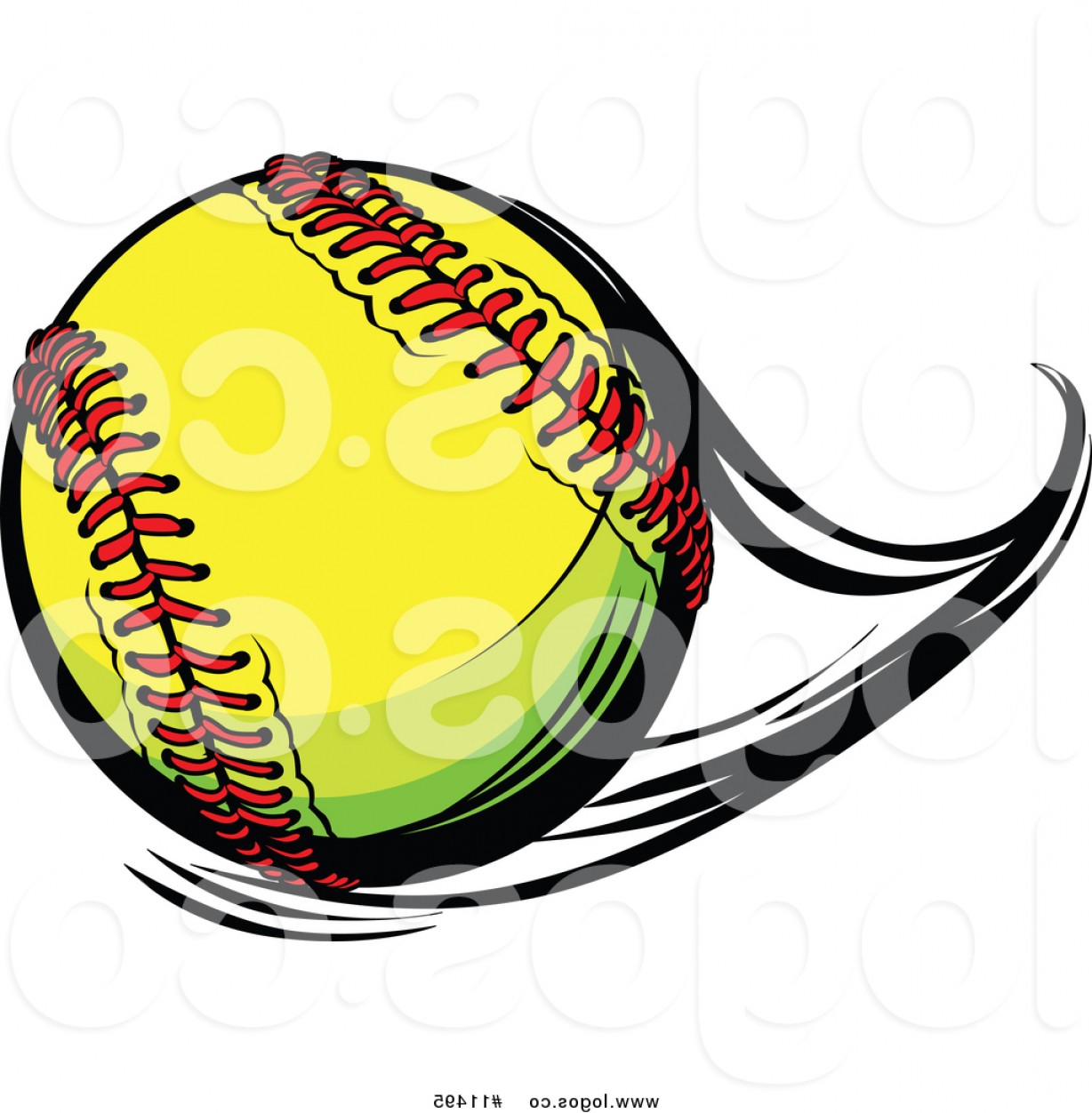 Softball Vector Image at Vectorified.com | Collection of Softball