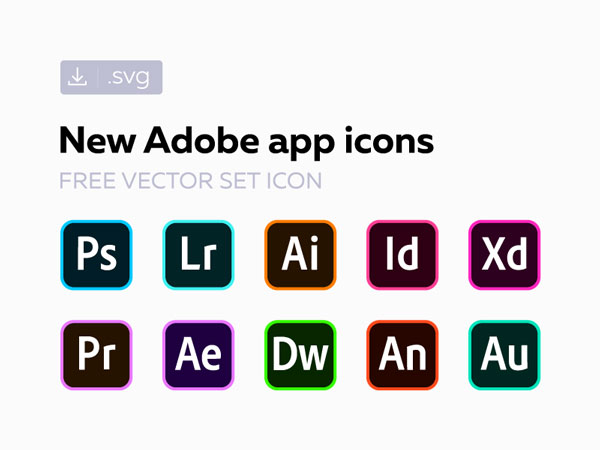 600x450 Adobe Cc Software Vector Icons Free Download
