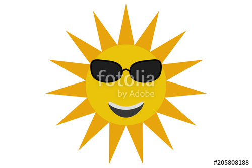 500x334 Sol Con Gafas De Sol Y Alegre Stock Image And Royalty Free
