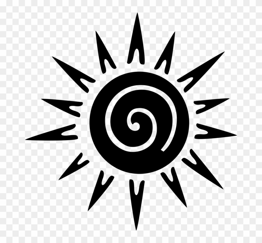 840x780 Vector Illustration Of Sun Shining With Rays