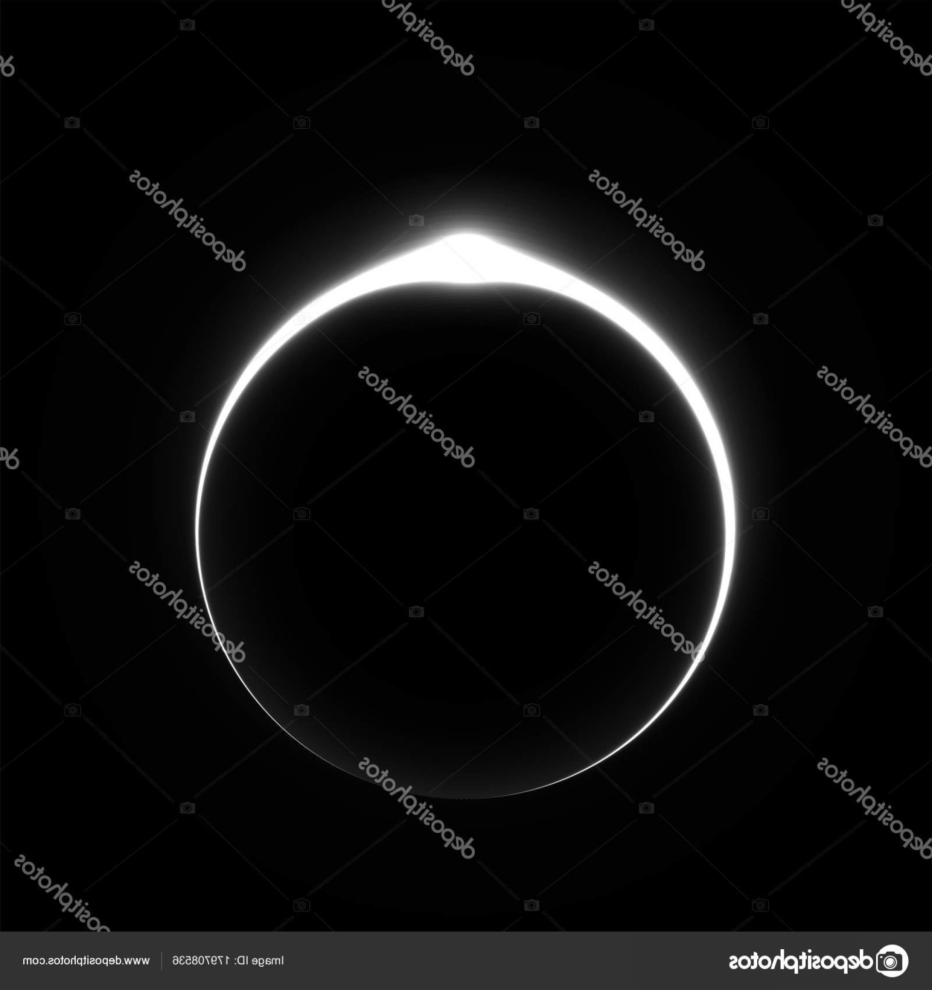 1920x2040 Stock Illustration Solar Eclipse Light Vector Illustration