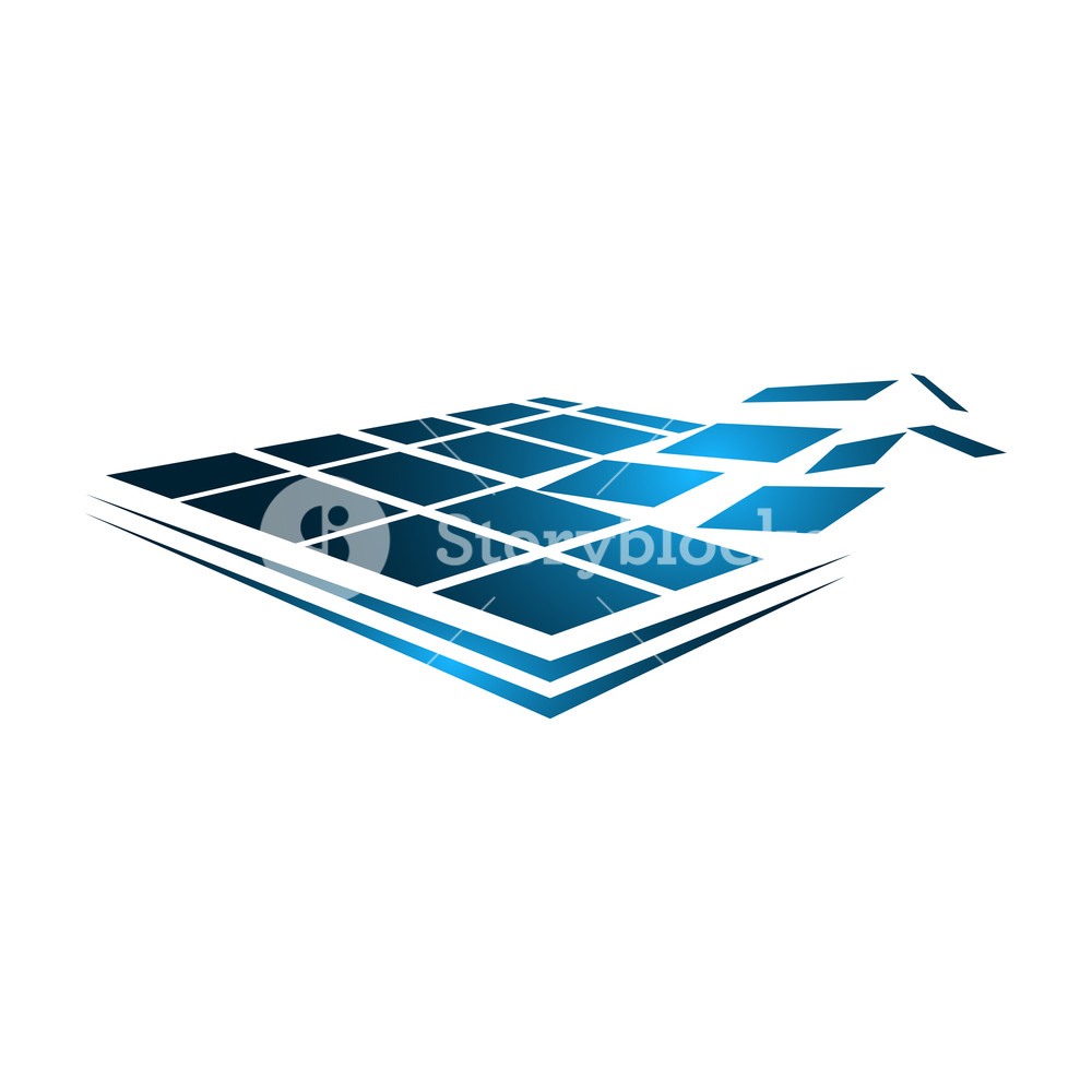 1000x1000 Solar Logo Concept, Solar Energy Vector Template Vector Solar