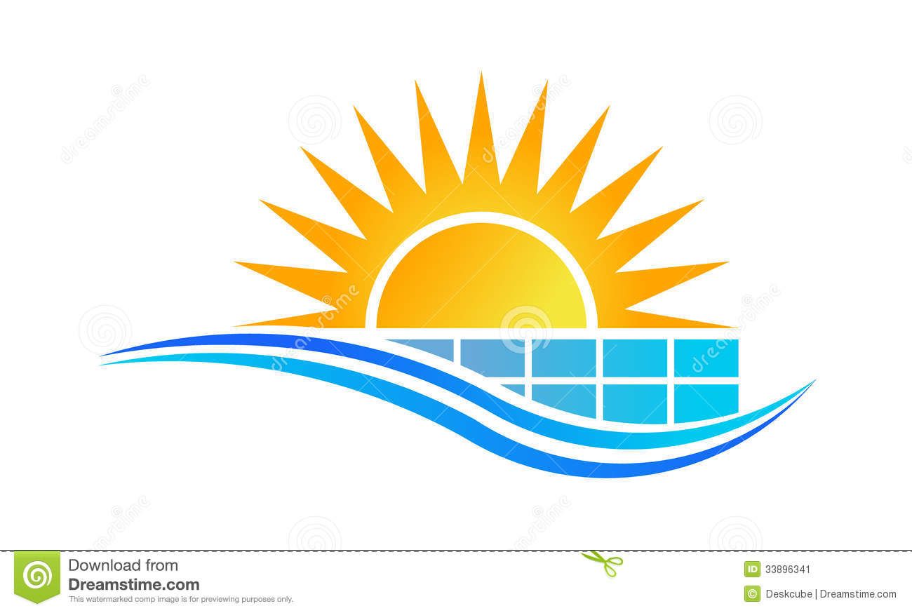 1300x874 Sun And Solar Panel Logo Stock Vector Image Of Business