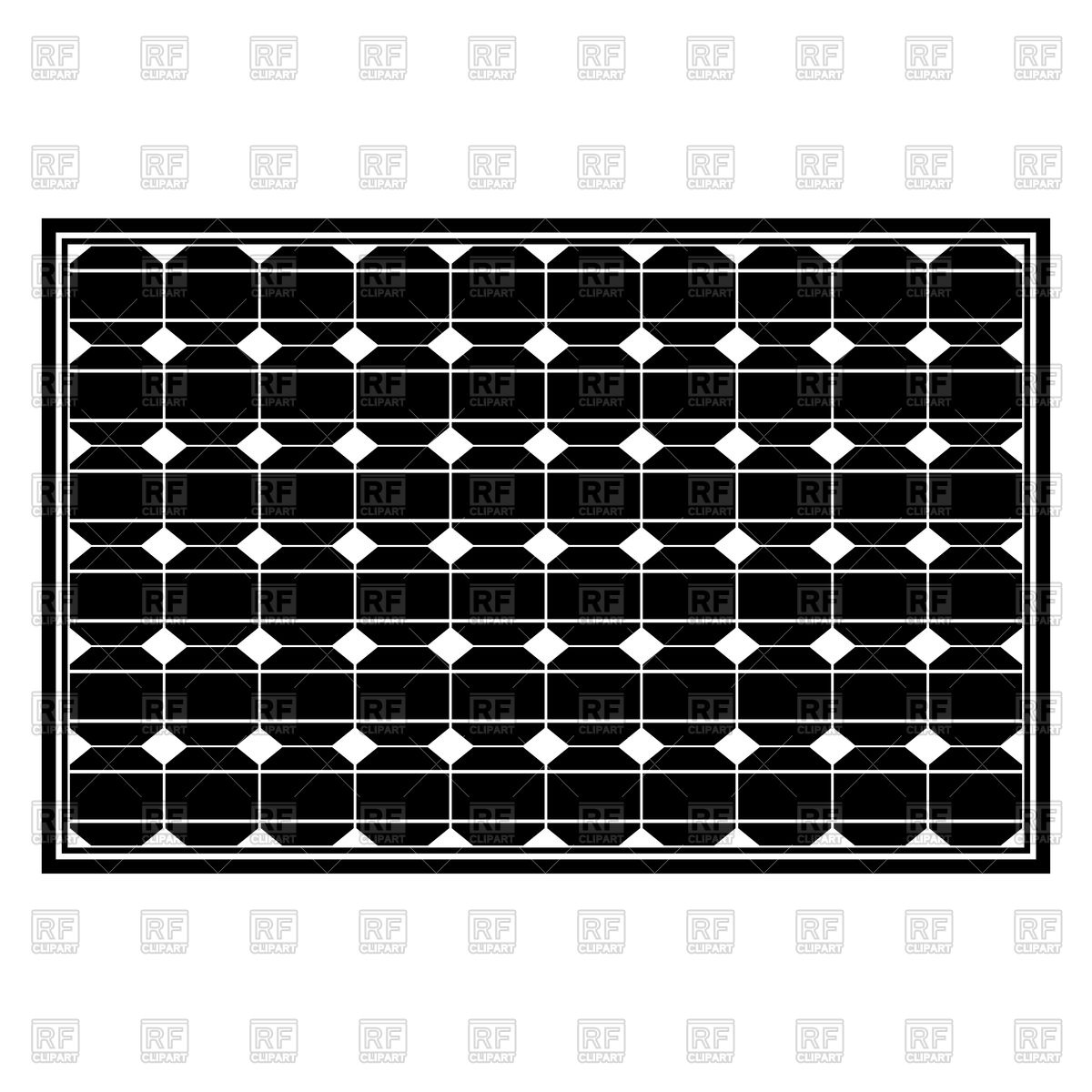 1200x1200 Solar Panel Black Color Icon Vector Image Of Icons And Emblems