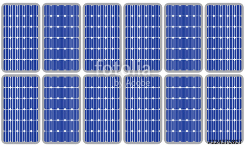 500x300 Solar Panel Vector Design Stock Image And Royalty Free Vector