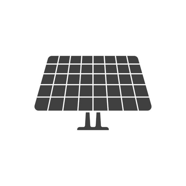 600x600 The Icon Of The Solar Panel Vector On White Background Art Print